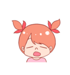 表情で伝える女の子のスタンプ24（個別スタンプ：14）