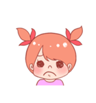 表情で伝える女の子のスタンプ24（個別スタンプ：15）