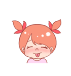 表情で伝える女の子のスタンプ24（個別スタンプ：19）
