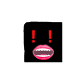 謎ブラックボックスと謎の男（個別スタンプ：1）