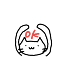 手書き風ネコ。（個別スタンプ：8）