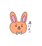 めーぷる。のカラフルうさぎスタンプ（個別スタンプ：2）