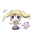 くらげのアイドルくららちゃんスタンプ（個別スタンプ：8）