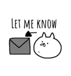 ゆるねこEnglish no.1（個別スタンプ：18）