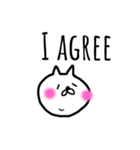 ゆるねこEnglish no.1（個別スタンプ：24）
