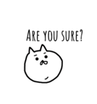 ゆるねこEnglish no.1（個別スタンプ：36）