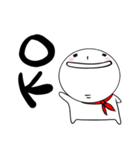 丸ぽちゃなオタク（赤）（個別スタンプ：1）