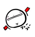 丸ぽちゃなオタク（赤）（個別スタンプ：22）
