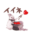 リアカワうさぎ2（個別スタンプ：3）