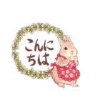 リアカワうさぎ2（個別スタンプ：21）