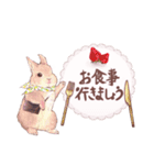 リアカワうさぎ2（個別スタンプ：22）