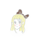 いつか描いた女の子（個別スタンプ：1）