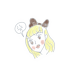 いつか描いた女の子（個別スタンプ：4）