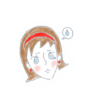 いつか描いた女の子（個別スタンプ：5）