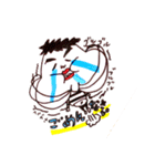 しもぶくれのあっくん（個別スタンプ：4）