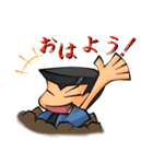 りゅうとクロ（個別スタンプ：1）
