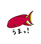 熱帯の海、珊瑚礁で会える魚たち(1)（個別スタンプ：33）