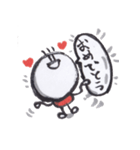 ほのぼの筆ペンスタンプ（個別スタンプ：5）