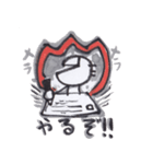 ほのぼの筆ペンスタンプ（個別スタンプ：6）