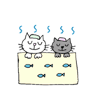 くろねことしろねこ（個別スタンプ：10）