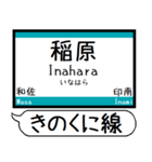 紀勢本線 駅名 シンプル＆気軽＆いつでも（個別スタンプ：22）