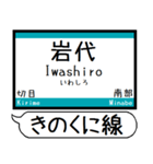 紀勢本線 駅名 シンプル＆気軽＆いつでも（個別スタンプ：25）