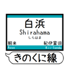 紀勢本線 駅名 シンプル＆気軽＆いつでも（個別スタンプ：31）