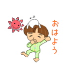 家ねこちゃん と私 [日常会話編]（個別スタンプ：1）