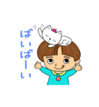 家ねこちゃん と私 [日常会話編]（個別スタンプ：6）