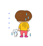 家ねこちゃん と私 [日常会話編]（個別スタンプ：22）