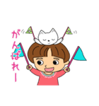 家ねこちゃん と私 [日常会話編]（個別スタンプ：28）
