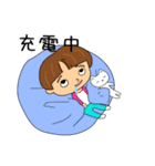 家ねこちゃん と私 [日常会話編]（個別スタンプ：36）