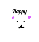 カラーくま（個別スタンプ：4）