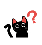 黒猫ミースケの日常2（個別スタンプ：16）