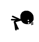 無表情で可愛いスティックマン（個別スタンプ：6）