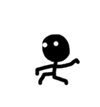 無表情で可愛いスティックマン（個別スタンプ：25）