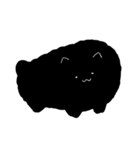 幸運を呼ぶ黒い猫（個別スタンプ：1）