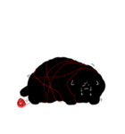 幸運を呼ぶ黒い猫（個別スタンプ：9）