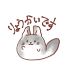 もふもふねこの使いやすい日常スタンプ（個別スタンプ：2）