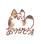 もふもふねこの使いやすい日常スタンプ（個別スタンプ：9）