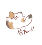 もふもふねこの使いやすい日常スタンプ（個別スタンプ：21）