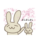 ラフなうさぎさん。（個別スタンプ：4）