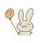 ラフなうさぎさん。（個別スタンプ：11）