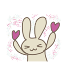 ラフなうさぎさん。（個別スタンプ：14）