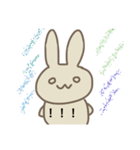 ラフなうさぎさん。（個別スタンプ：15）