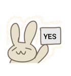ラフなうさぎさん。（個別スタンプ：17）