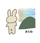 ラフなうさぎさん。（個別スタンプ：22）