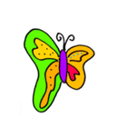 様々な蝶々（個別スタンプ：1）
