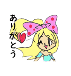 絵筆ちゃん（個別スタンプ：3）