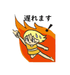 絵筆ちゃん（個別スタンプ：35）